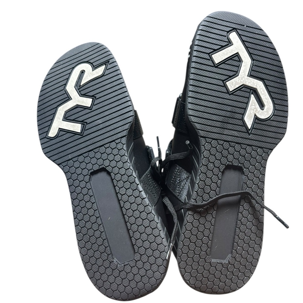 TYR L-1 Lifter Shoes Women’s Size 9 Black White Weightlifting Gym Sneakers - Picture 7 of 7